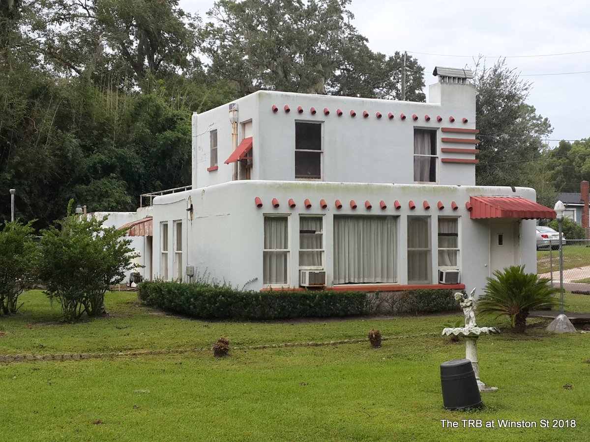 lawn in front of Rathel House on Trout River Blvd, Jacksonville, Florida