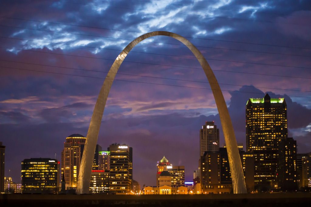 St. Louis Arch and skyline