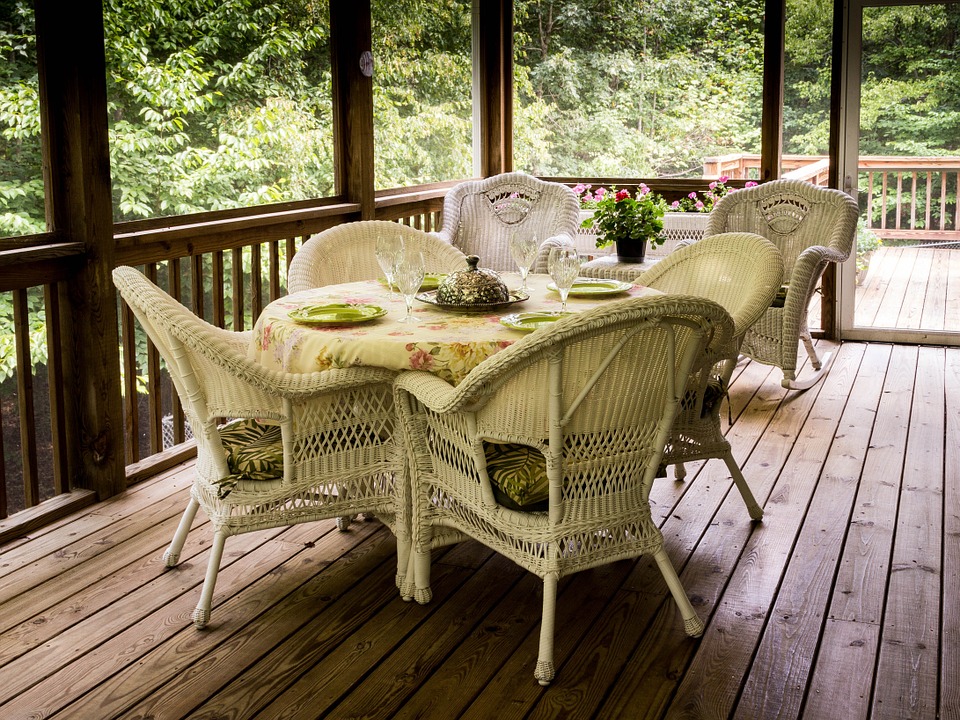 Screened porch
