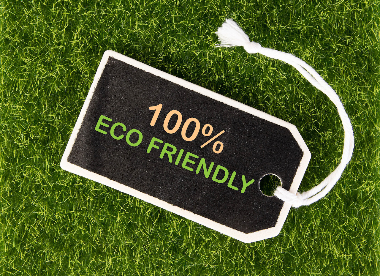100% eco friendly board in a lawn