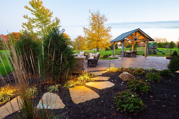 Entertainment area outdoors