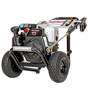SIMPSON Cleaning MSH3125 MegaShot 3200 PSI Gas Pressure Washer, 2.5 GPM, Honda GC190 Engine