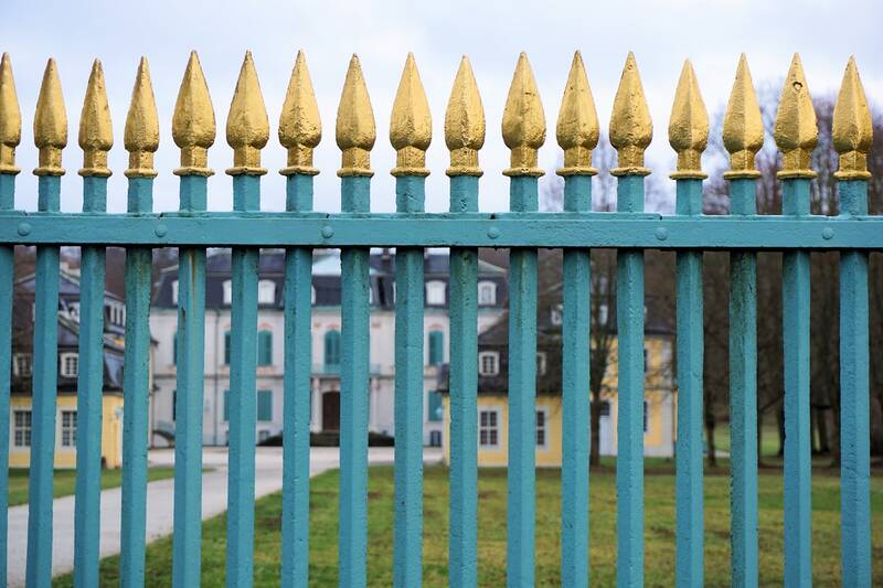 Metal Picket fence