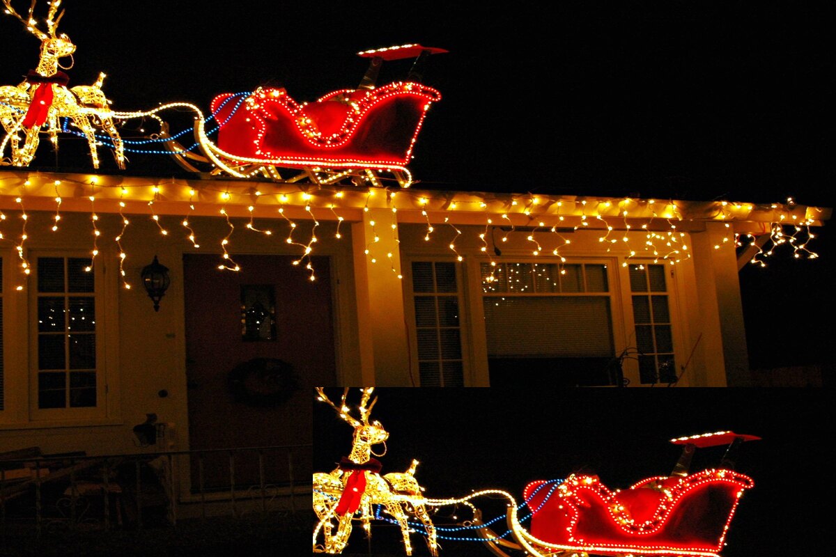 Hanging Christmas Lights on gutter