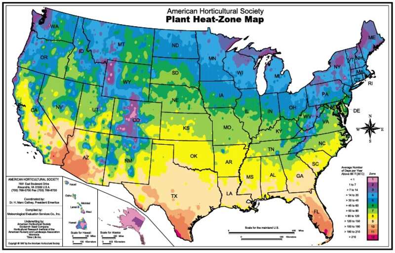 USDA Zone Map