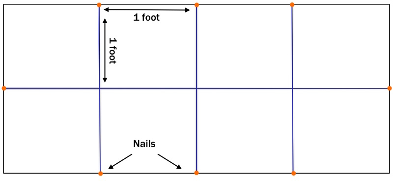 Square foot garden grid