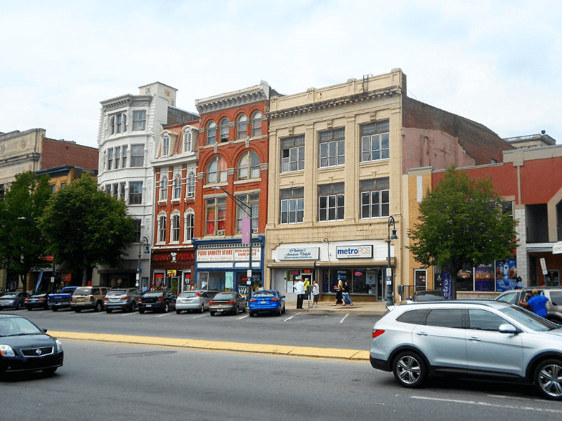 A view of downtown Reading, Pennsylvania