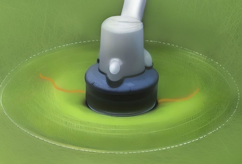 string spinning of a string trimmer