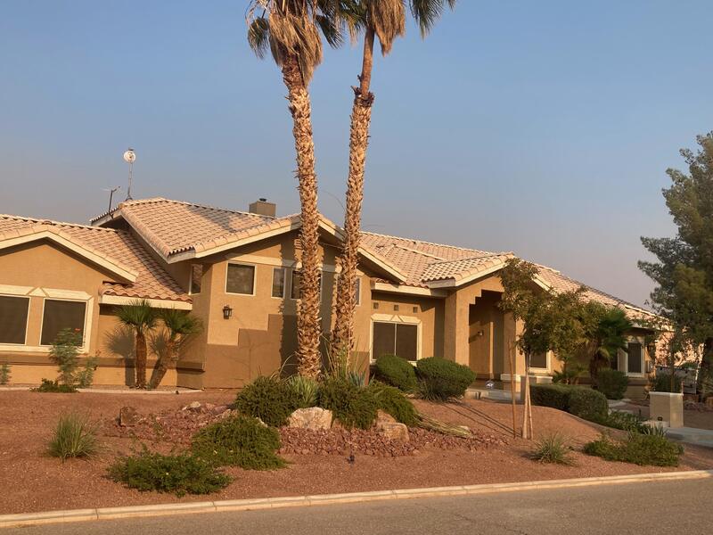 xeriscaped lawn in Las Vegas, Nevada